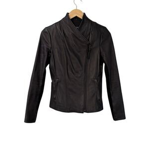 MACKAGE Dinah Leather Jacket in Black Size XS Read